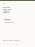 Portada del Bonus 3 · Imprimibles, incluido con Cuidarte en casa